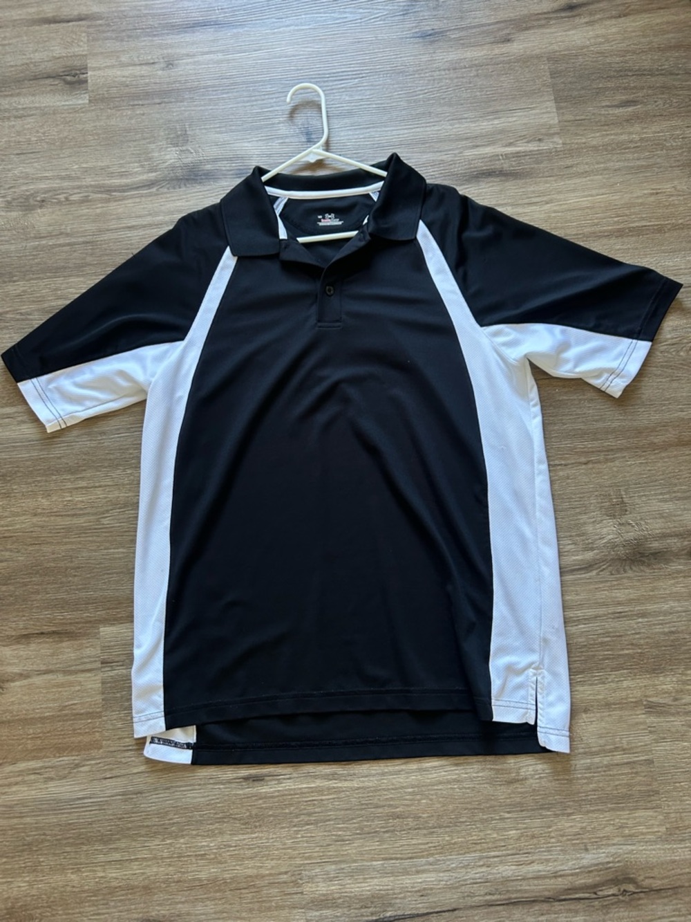 Under Armour Black and White Men's Performance Polo